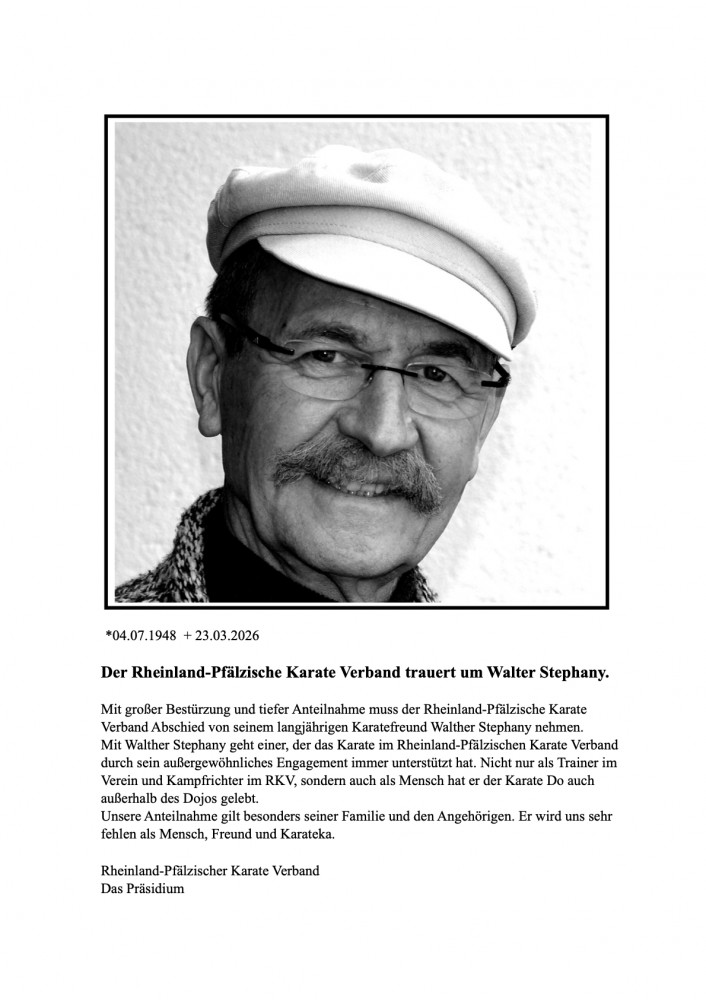 Nachruf Walter Stephany