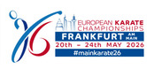 Offizielles Logo der Karate-Europameisterschaft 2026